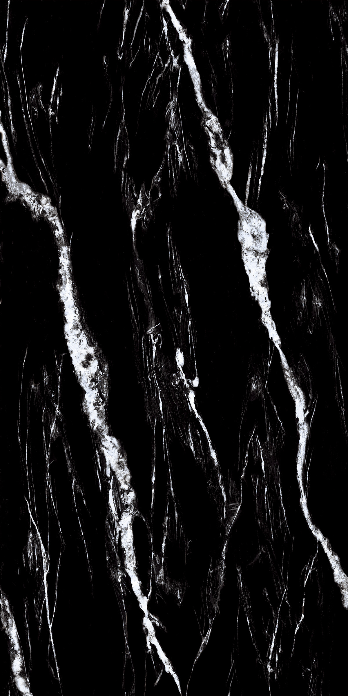 Black Belvedre Pelle 1200x2400mm Slab Porcelain Tiles