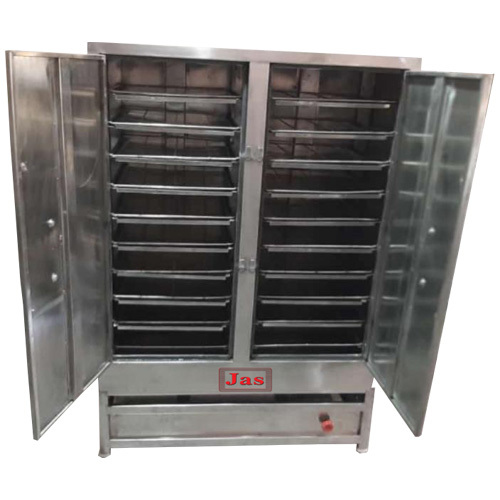 Automatic Idli Making Machine - Stainless Steel, Fully Automatic | 220-230 Volt, Electric Power, Hassle-Free Operation, Versatile for Canteen and Restaurant Usage