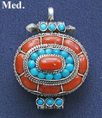 Tibetan Ghau Pendant Gender: Unisex