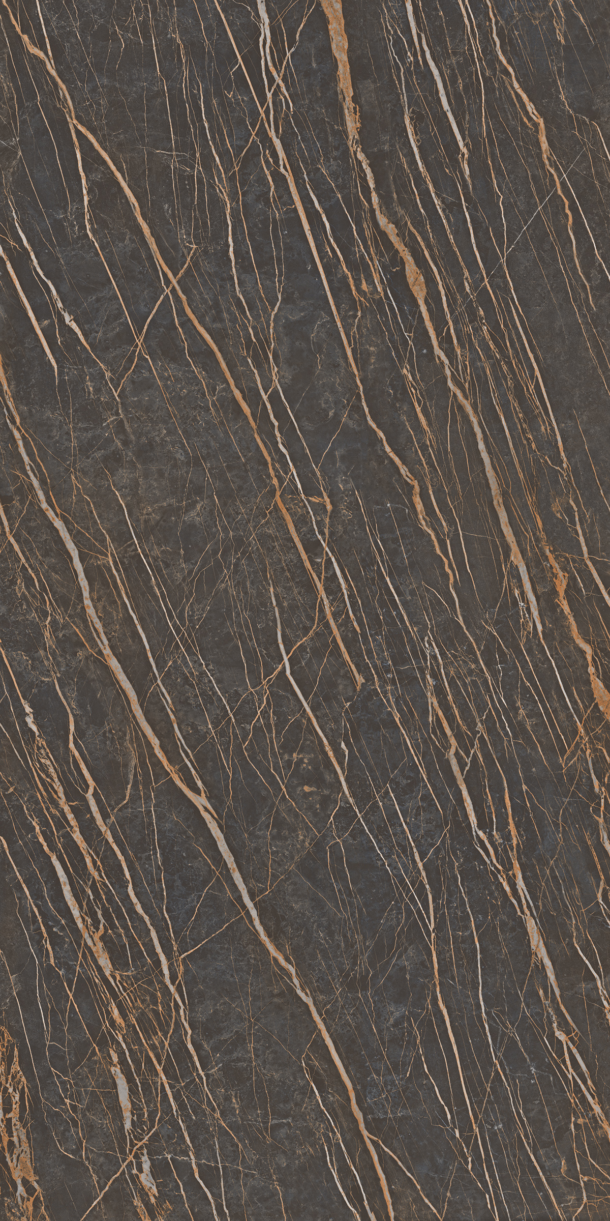 Brown Noir Desir Lucidato 1200x2400mm Slab Porcelain Tiles