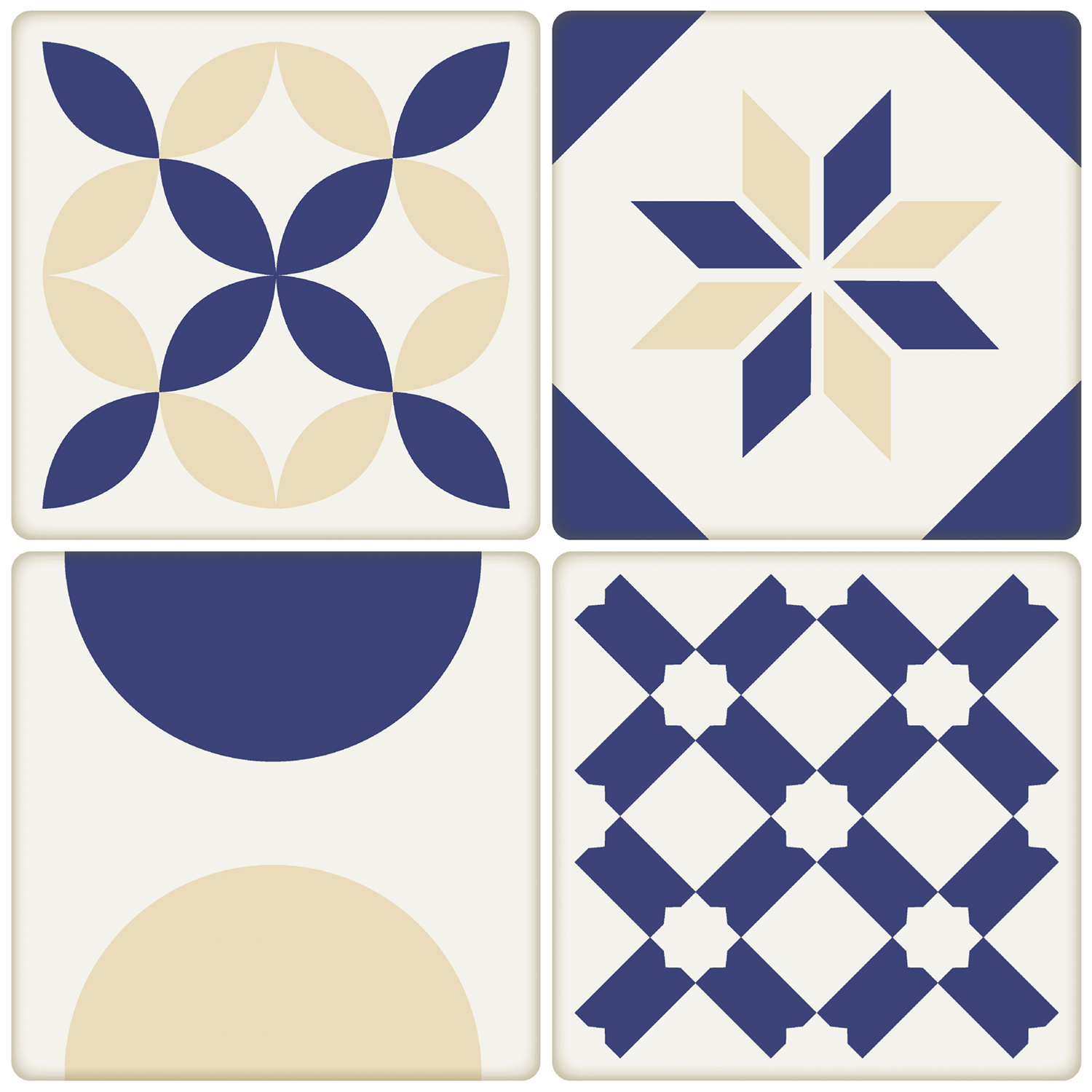 Multi Color Be 107 Ceramic Floor Tiles 300x300mm