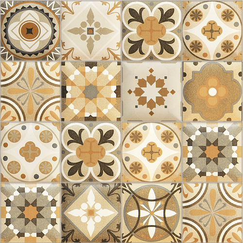 Multi Color Be 111 Ceramic Floor Tiles 300X300Mm