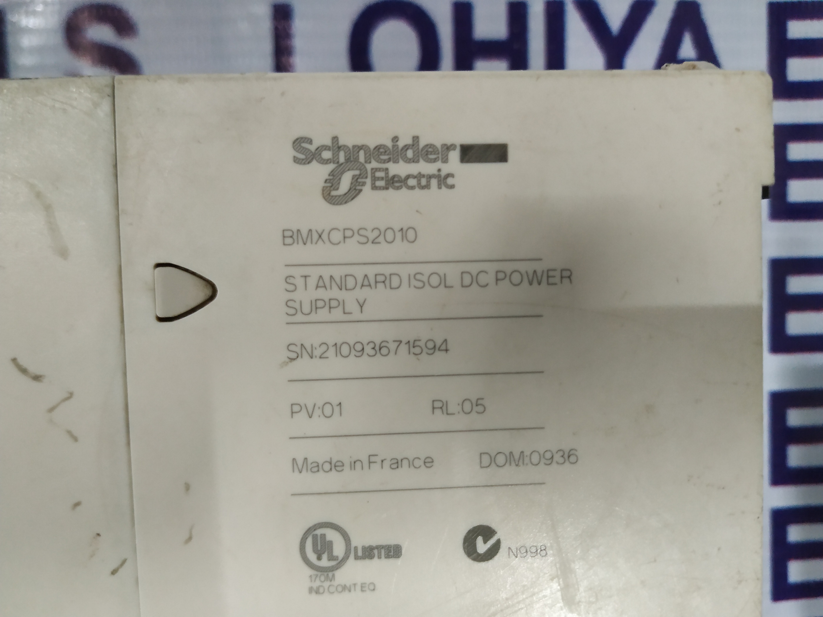 Schneider Power Supply Module Bmxcps2010 - 230vac Input Voltage, 20w Output Power, 100x50x80 Mm Dimensions | Industrial Automation & Control Systems