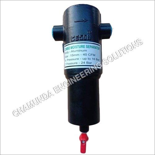Combo Moisture Separator - Color: Black
