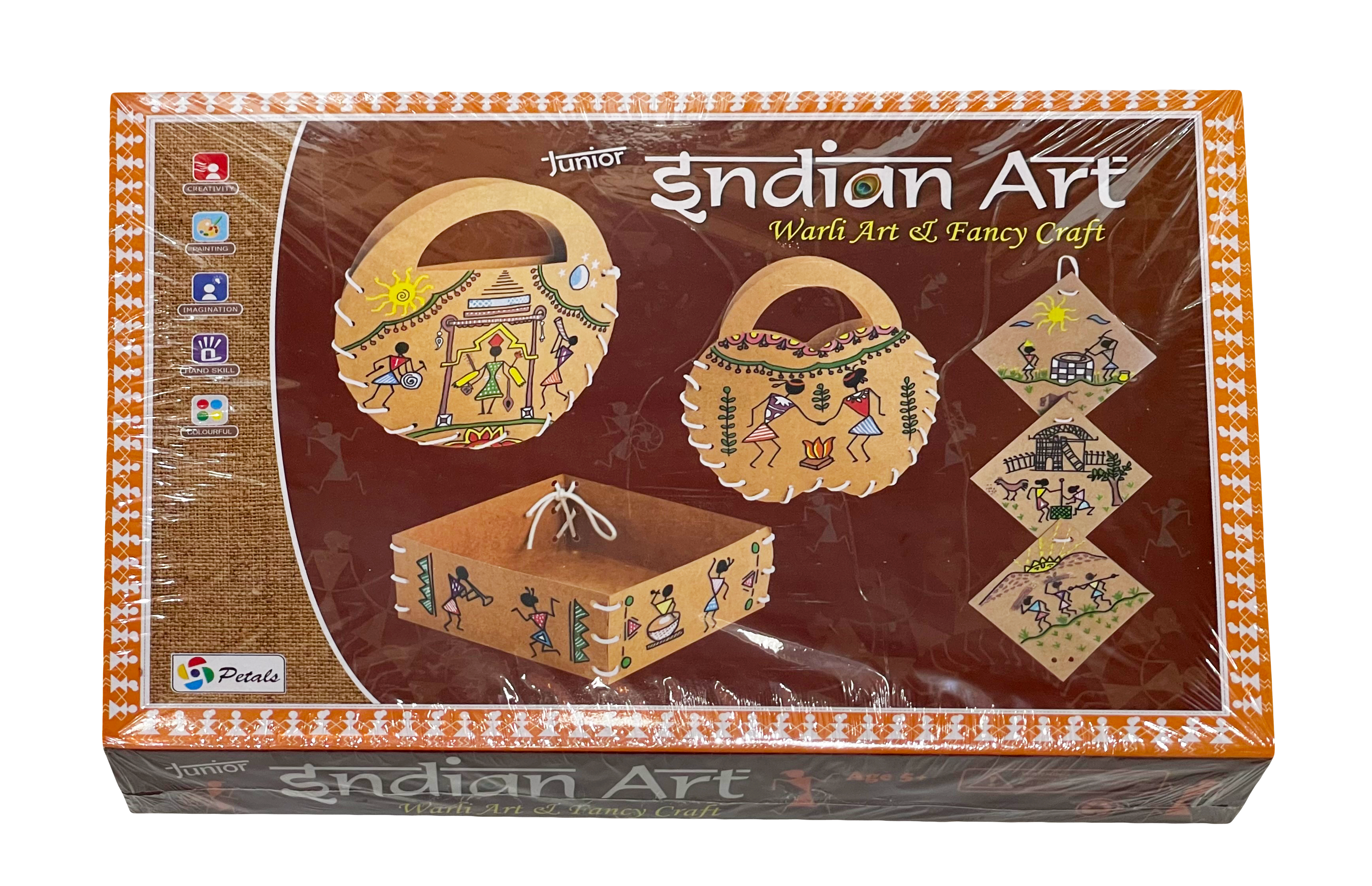 Indian Art Warli Art And Fancy Craft - Art Material, Multicolor | Engaging Art & Craft Games For Ages 5-11, Personal Usage, No Battery Required