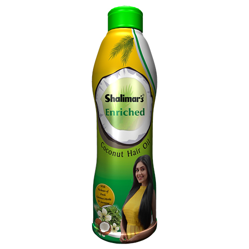 100ml Shalimar Enriched Coconut Oil - 99% Purity, Common Cultivation - Ideal For Nourishing Hair Care And Enhancing Shine