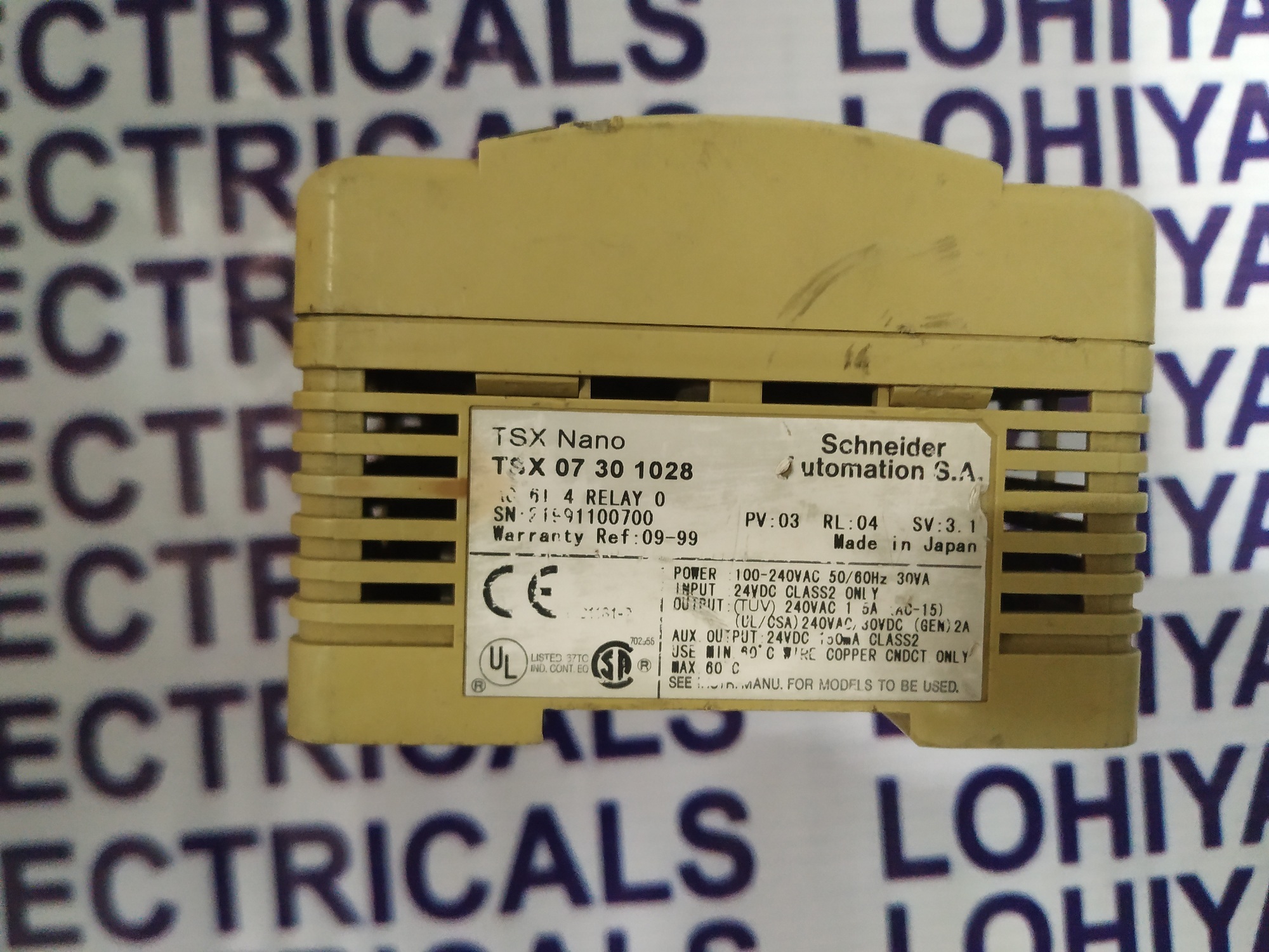 Schneider Electric Nano Plc Tsx 07 30 1028