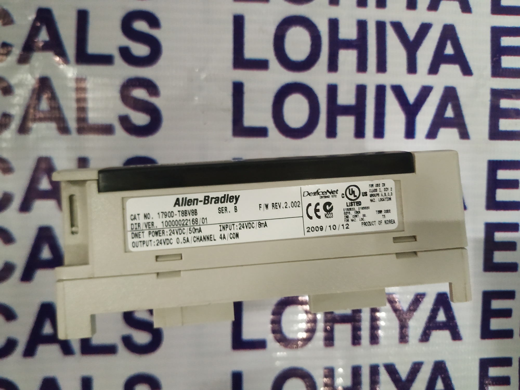 Allen-bradley Compact Block Ldx I/o Module 1790d-t8bv8b