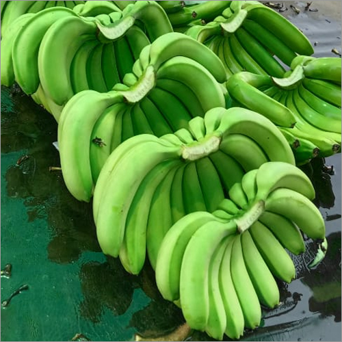 Fresh Banana - Cavendish Variety, 15-20cm Length, Green Color, 2-4kg Bunch Weight | Ideal For Direct Consumption, Smoothies, Baking