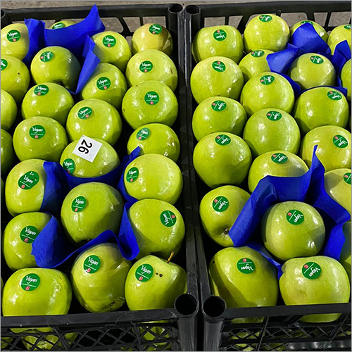 Green Apple - Medium Size, 100-150g Weight | Round Shape, Firm Texture, Eco-friendly Carton Packaging