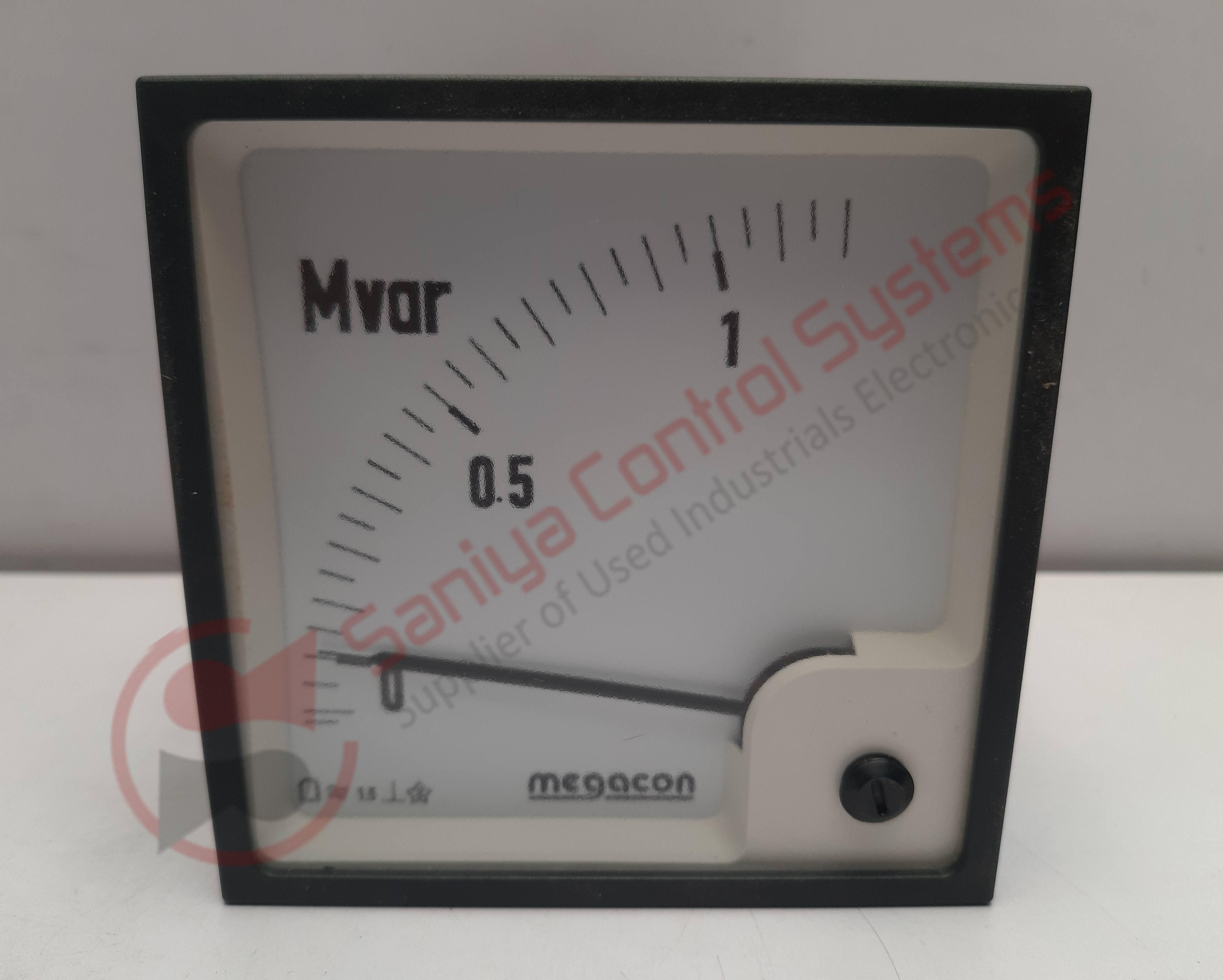 Megacon Kva Meter - 0.12-1.2m Var Range, 100-460v Ac | Black, Ip54 Protection, Compact 10x10x14 Cm, 501g Weight, 30-day Warranty
