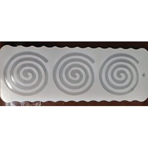  Jalebi Shape Garnishing Sheet