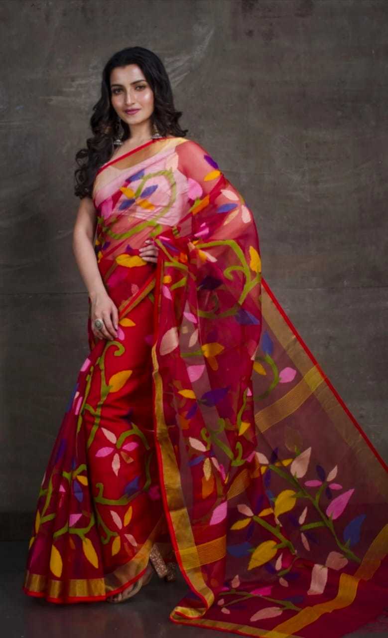 Rasum Moslin Jamdani Saree 3800