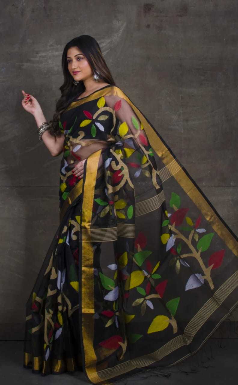 Rasum Moslin Jamdani Saree 3800