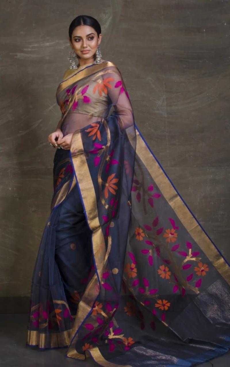 Rasum Moslin Jamdani Saree 3200