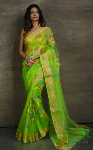Available In Various Color Rasum Moslin Jamdani Saree 4500
