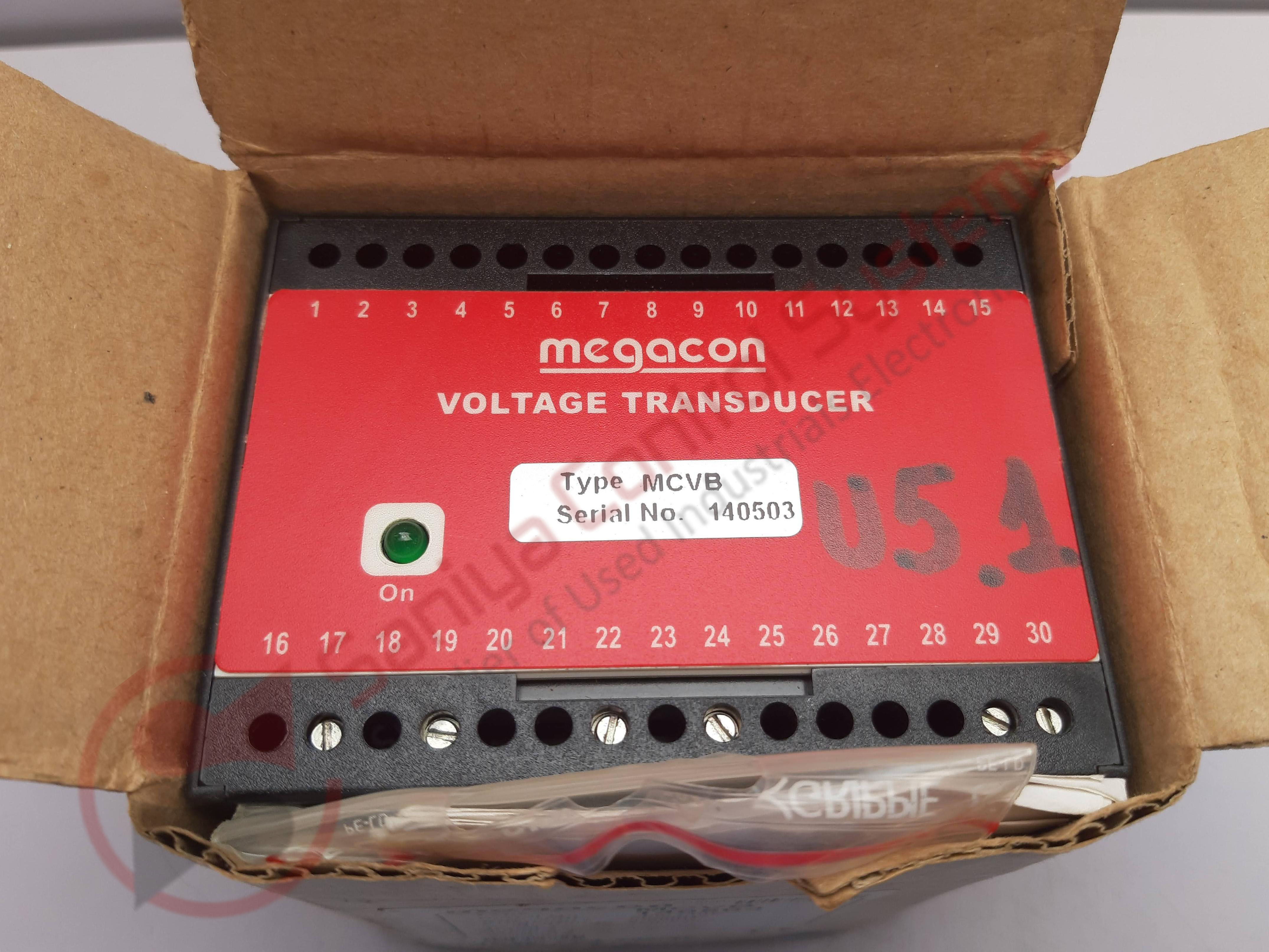 Red Mcvb Megacon Voltage Transducer
