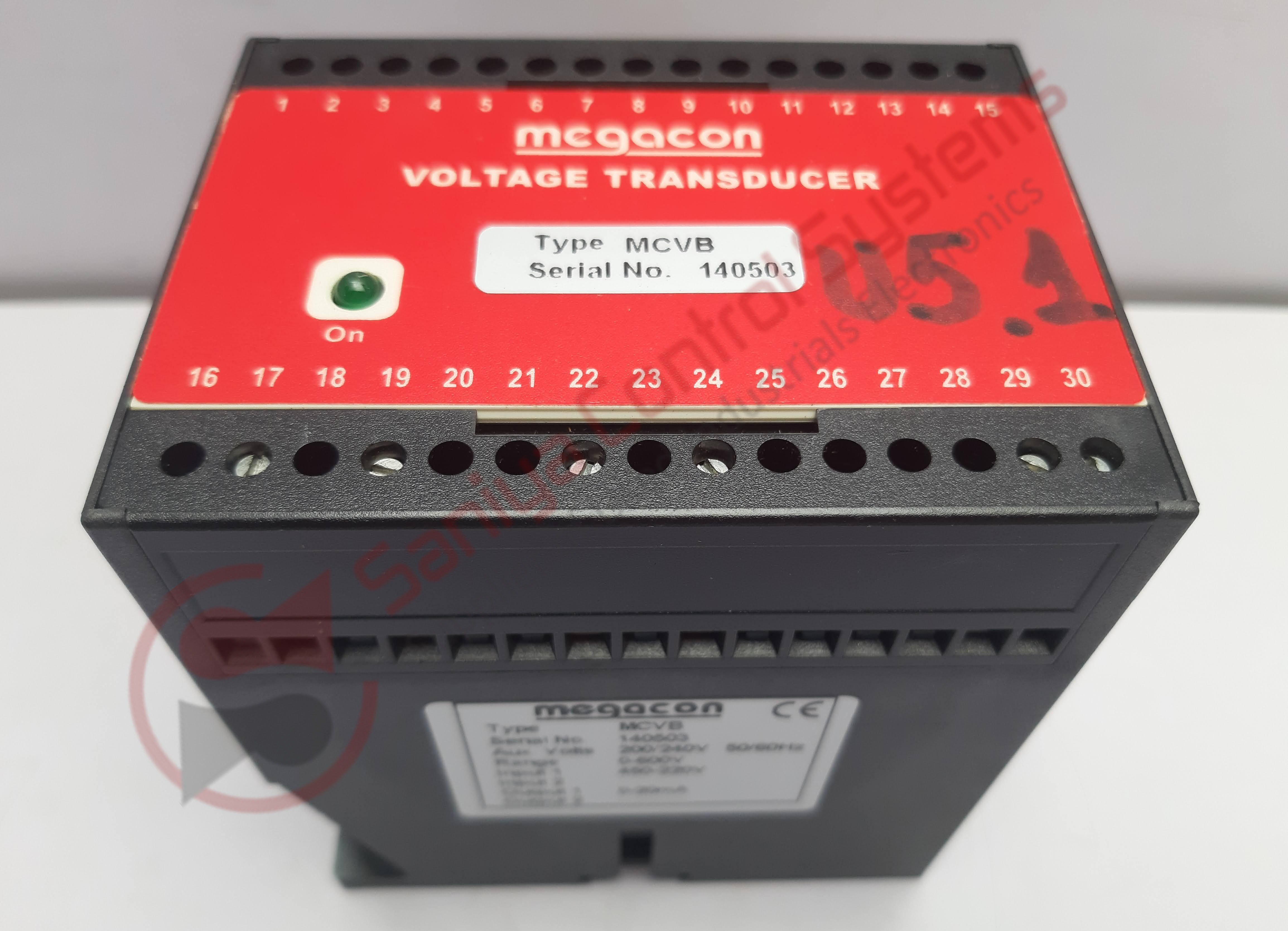 Red Mcvb Megacon Voltage Transducer