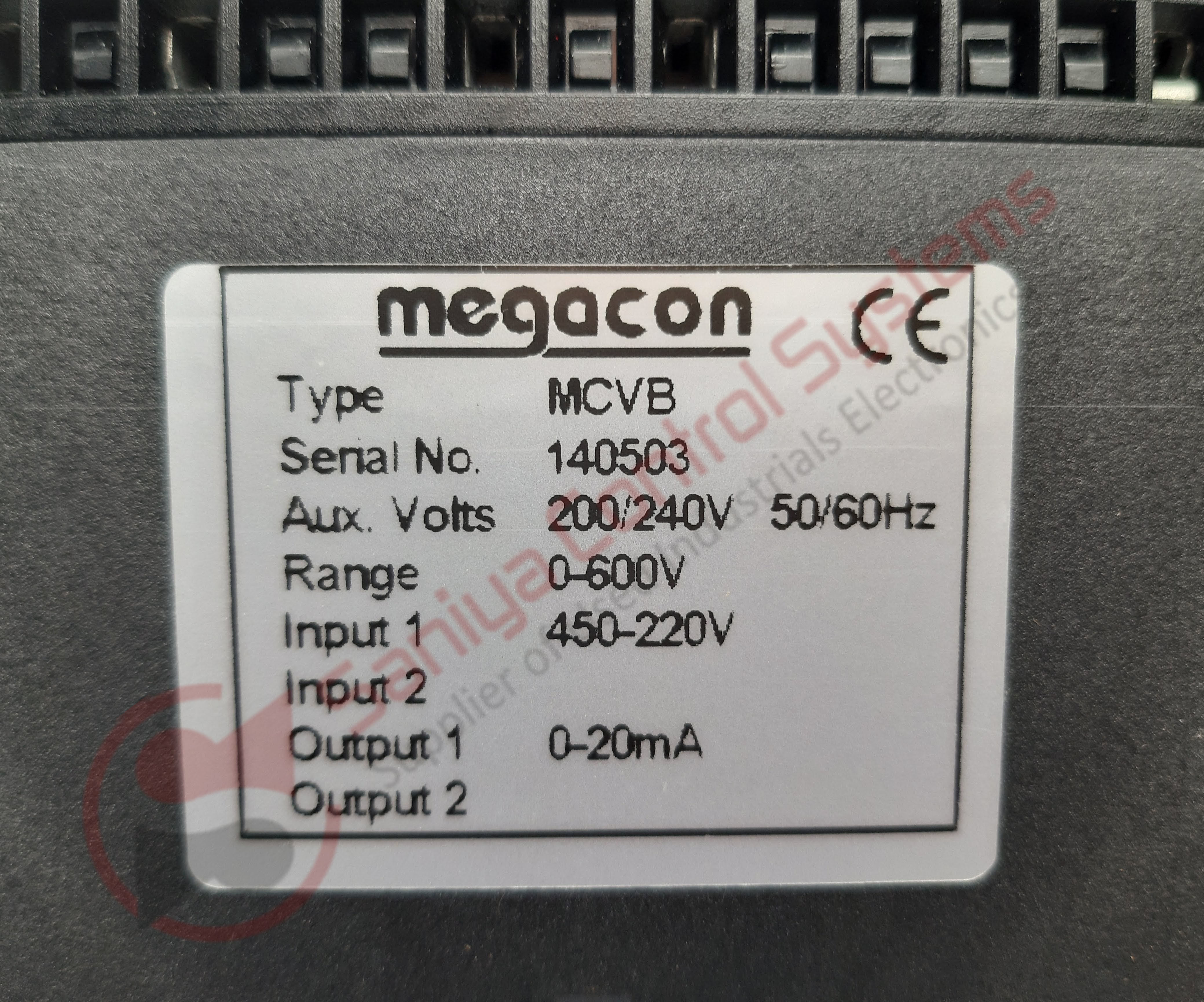Red Mcvb Megacon Voltage Transducer