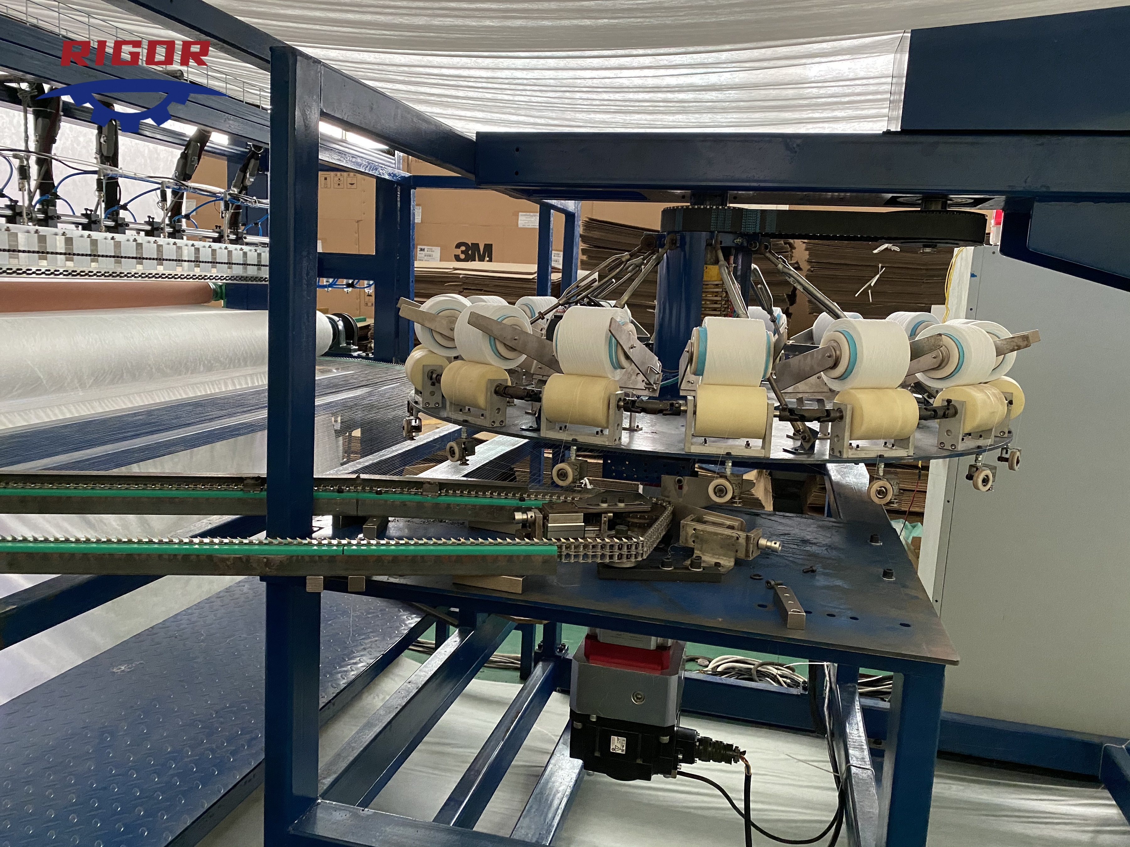 High Speed Baby Diaper Material Elastic Waistband Making Machine