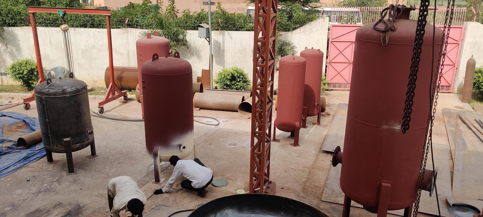 Air Tank Dimensions: Customize Inch (In)