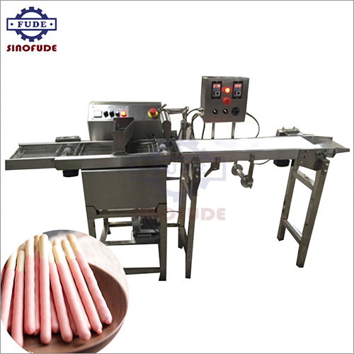 Chocolate Enrobing Machine - Stainless Steel Build, High Efficiency Performance | Ideal for Continuous Chocolate Coating Applications
