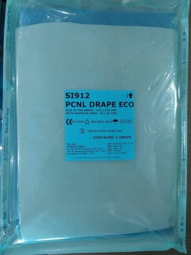 Pcnl Drape - Non Woven, 150x275 cm | Blue, Sterilized, Waterproof, Disposable, Grade A