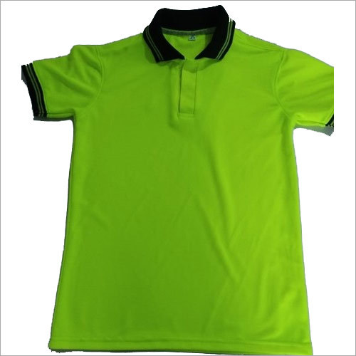 Poly+Cotton Mix Sports Polo T-Shirt - Sizes S, M, L, XL | Dyed Pattern, Short Sleeves, Male Style, Multi-Color Design