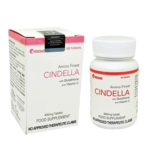 सौंदर्य उत्पाद Cindella 800Mg ग्लूटाथियोन स्किन व्हाइटनिंग टैबलेट