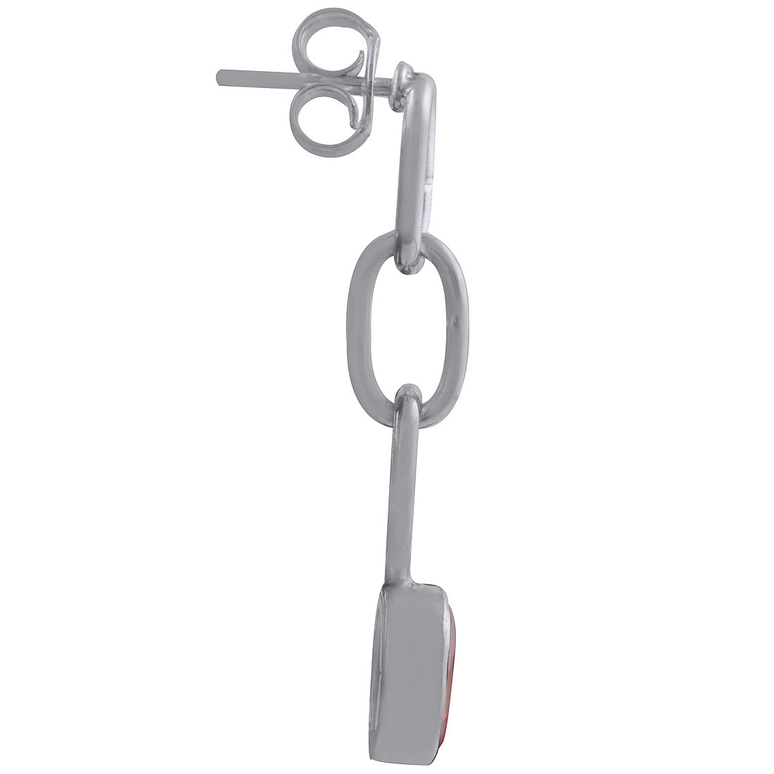 Garnet Natural Gemstone 925 Sterling Solid Silver Oval Cut Stone Handmade Stud Earrings Size: Length: 34 Mm X Width: 7 Mm