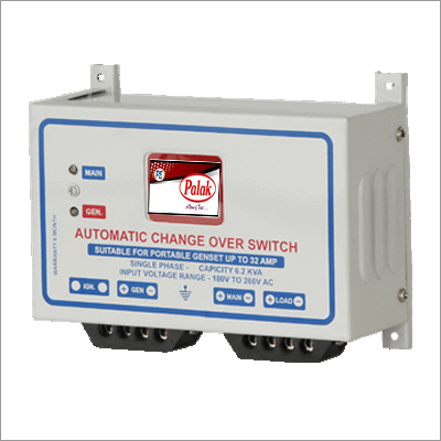 Automatic Changeover Switch - Metal, 10x15x5 cm, 6 Contacts, 10A, 220V, 2200W | Automatic Transfer, Reliable Switching, Power Monitoring, Seamless Transition