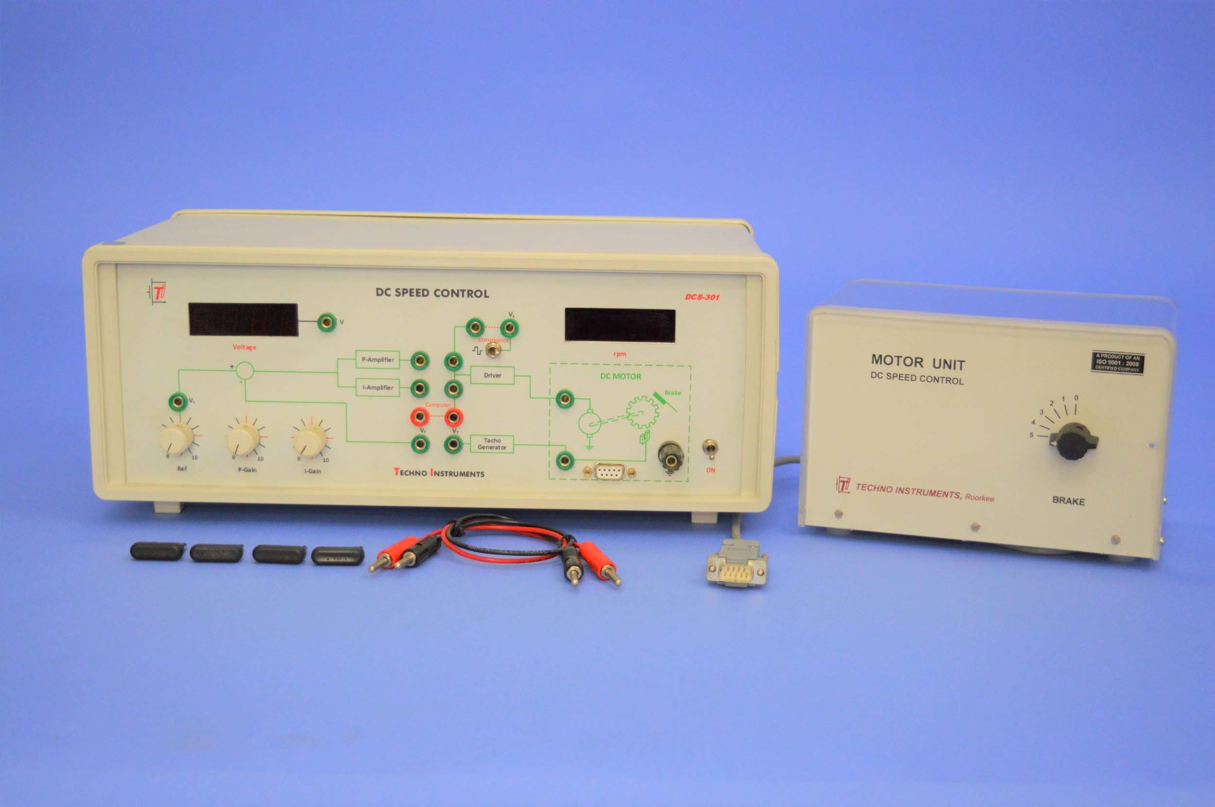Dc Speed Control System - Electronics Material, 20 Kg Weight, Grey Color | Digital Display, Closed Loop Control With Eddy Current Brake, Matlab Interface, Built-in Pi-controller, Optical Speed Measurement