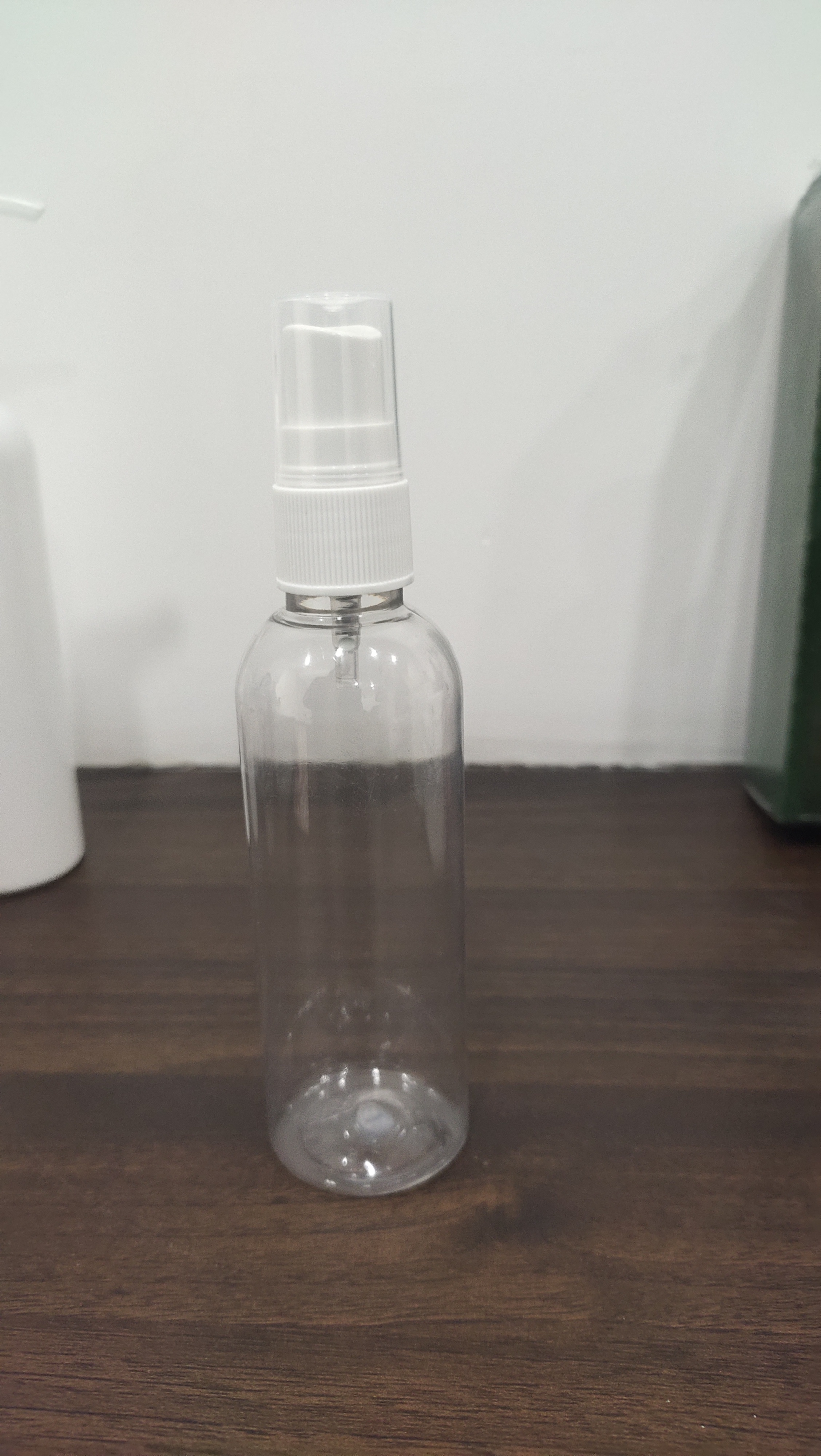 White 100 Ml Empty Refillable Pet Bottles