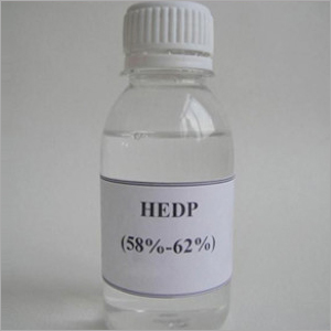 HEDP - C2H8O7P2, 60% Active, Clear Colorless Liquid | Industrial Grade, Effective Scaling Inhibitor for Water Treatment