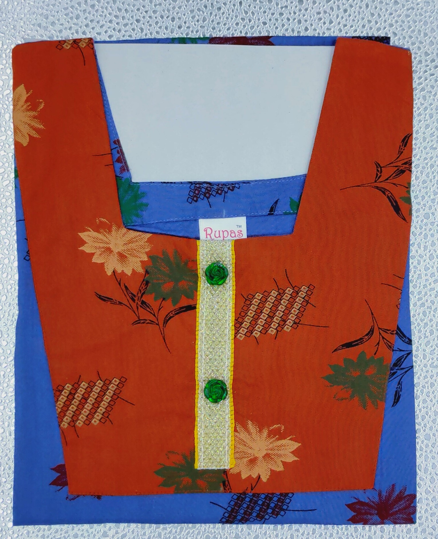 Ladies Rayon Printed Neck Design Kurti - Xs To Xxxl Sizes Mix Color | Washable All Season Traditional Design