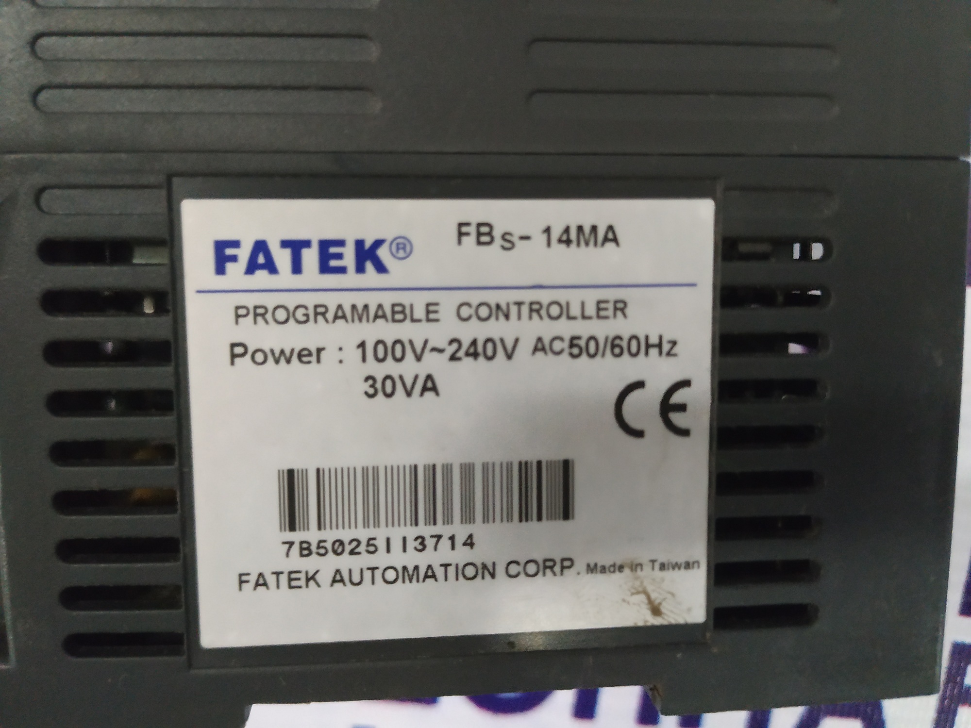 Fatek Plc Controller Fbs-14ma