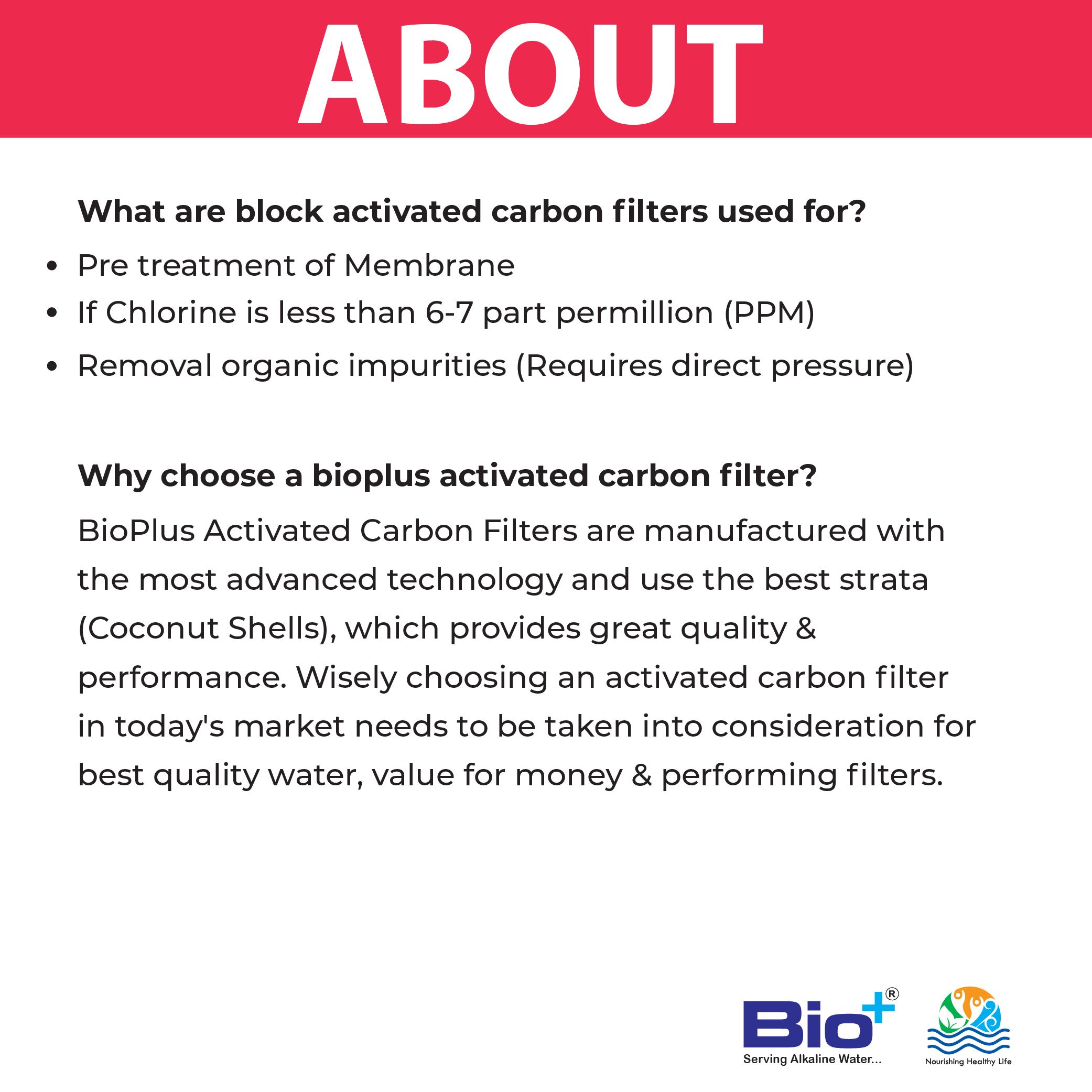 Bac Block Activated Carbon Filter - 5" Transparent, Plastic Material, 1100 Iv 4 Wash Purifying Function, Odor Removal From Air