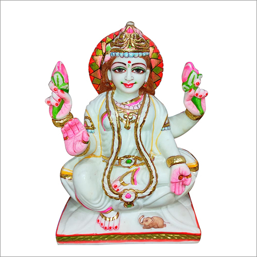 Indian Marble Fancy Saraswati Devi Statue