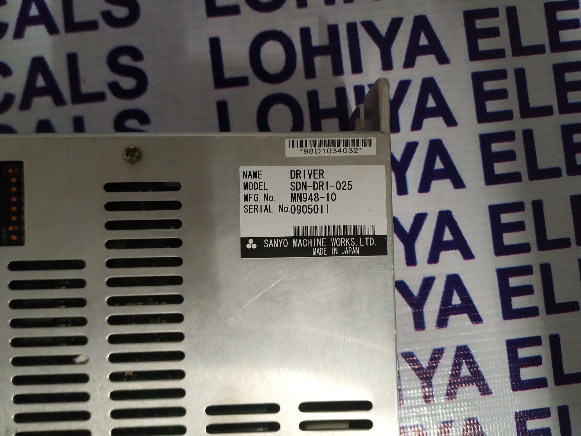Sanyo Machine Servo Drive Sdn-dr1-025