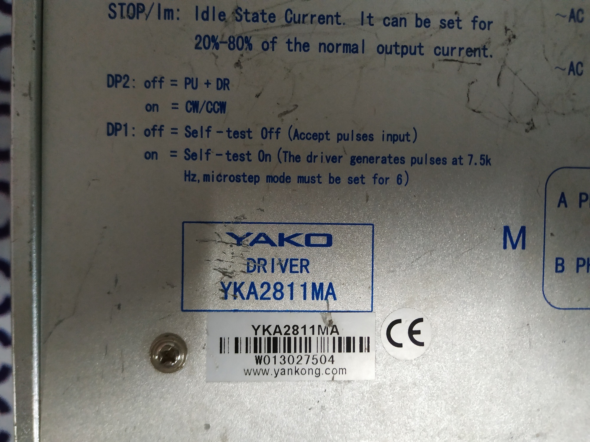 Yako Stepper Motor Drive Yka2811ma