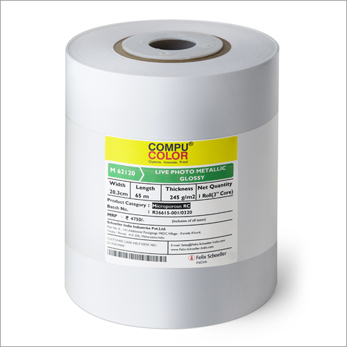 235Gsm Standard Photo Glossy Dry Minilab Photo Paper - Color: White