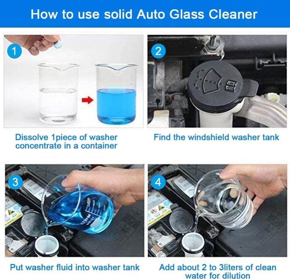 Car Wiper Detergent Effervescent Tablets