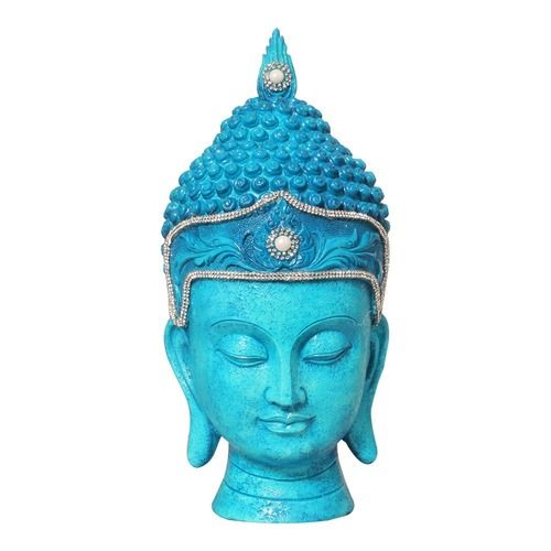 Polyresin Colorful Buddha Head Figurines