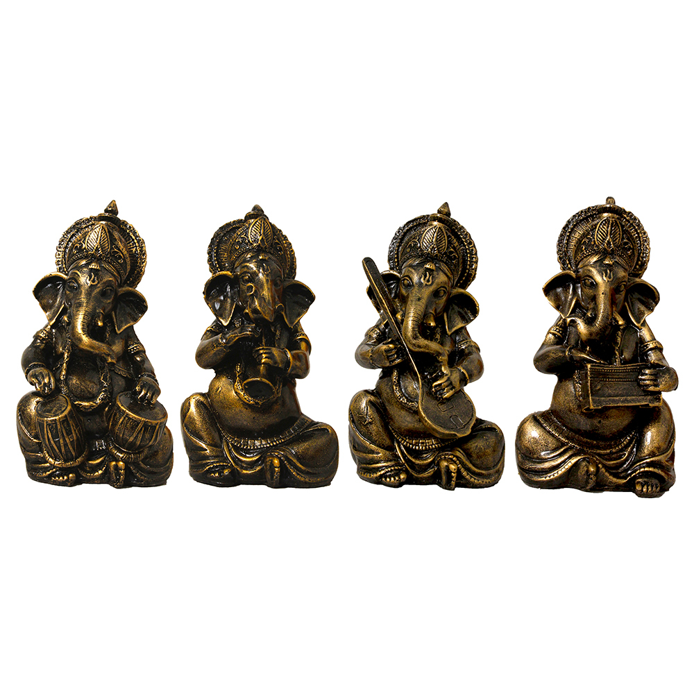 Painting Bal Ganesha Statue