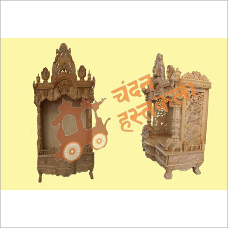 36x16 इंच सगवान लकड़ी का मंदिर