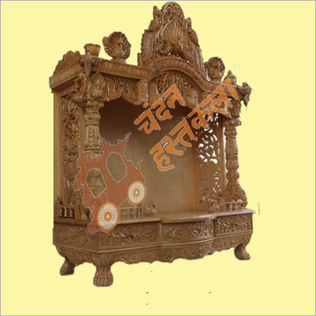 48x18 इंच सगवान लकड़ी का मंदिर