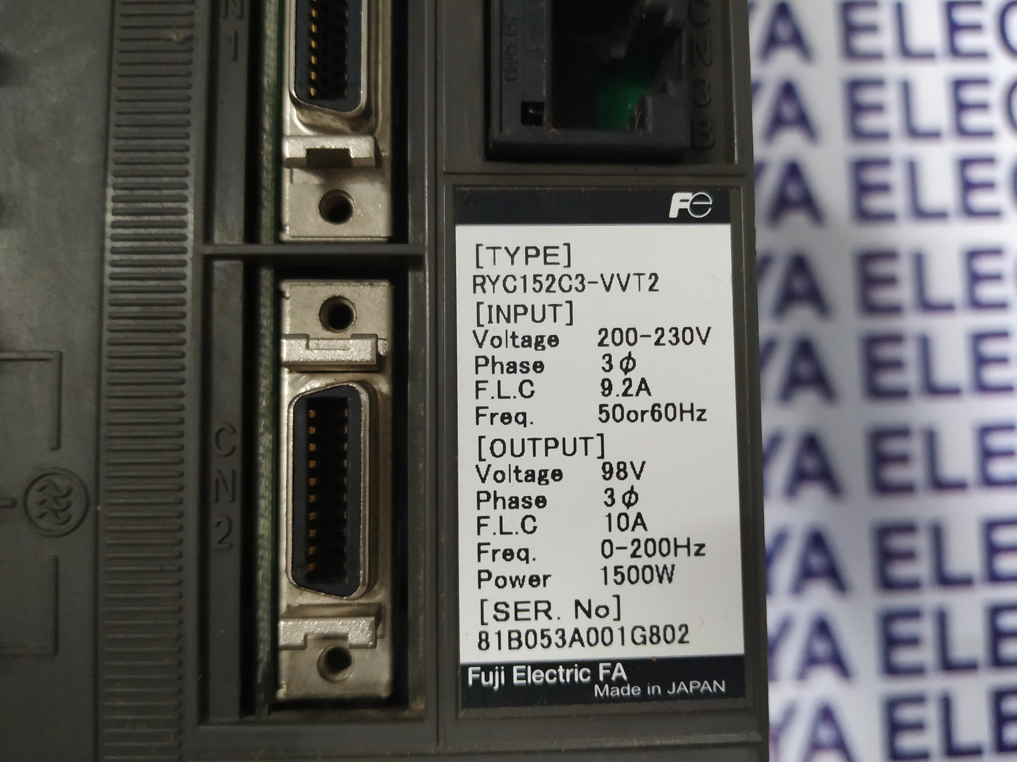 Fuji Servo Drive Ryc152c3-vvt2