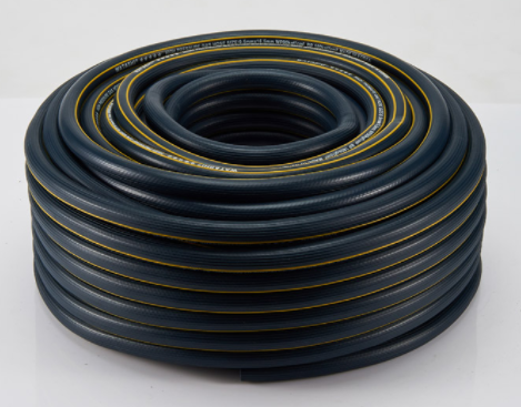 PVC Air Hose - 3 Layer Weaved Yarn, Kink-Resistant and Lightweight, Flexible for Various Air Tools