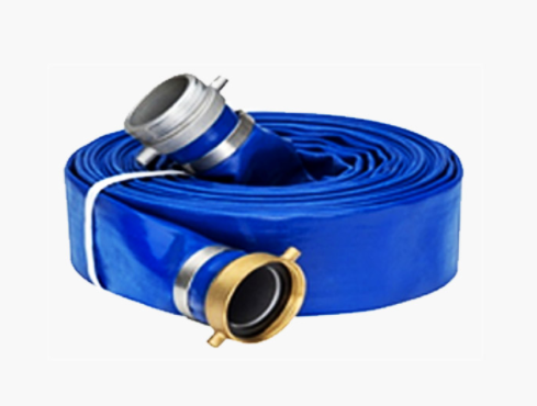 Ray Flat Hose - PVC, Light and Flexible, Blue/Yellow Options | Weatherproof, Corrosion Resistant, Ideal for Agricultural Irrigation and Water Delivery