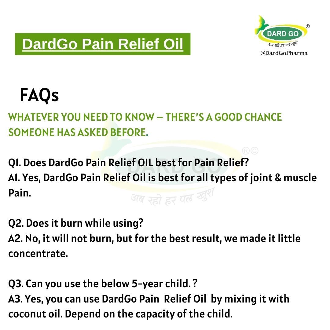 Ayurvedic Pain Relief Oil 200 Ml Age Group: Adult